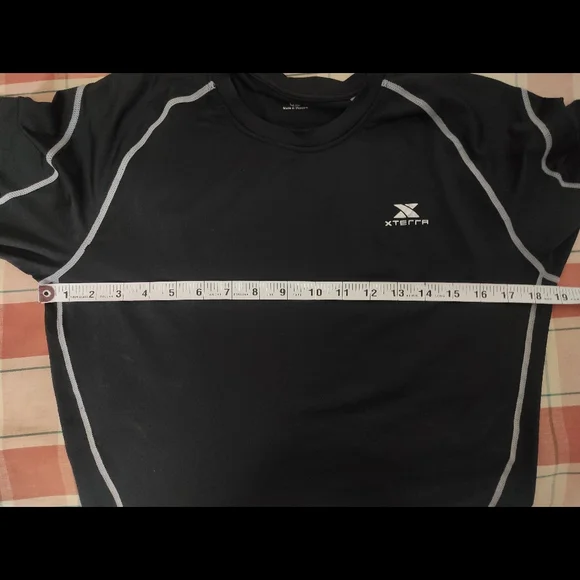 Round Neck Black Active Wear(UNISEX) - Picture 7 of 7